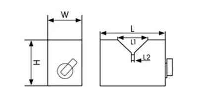 Blok V magnetik